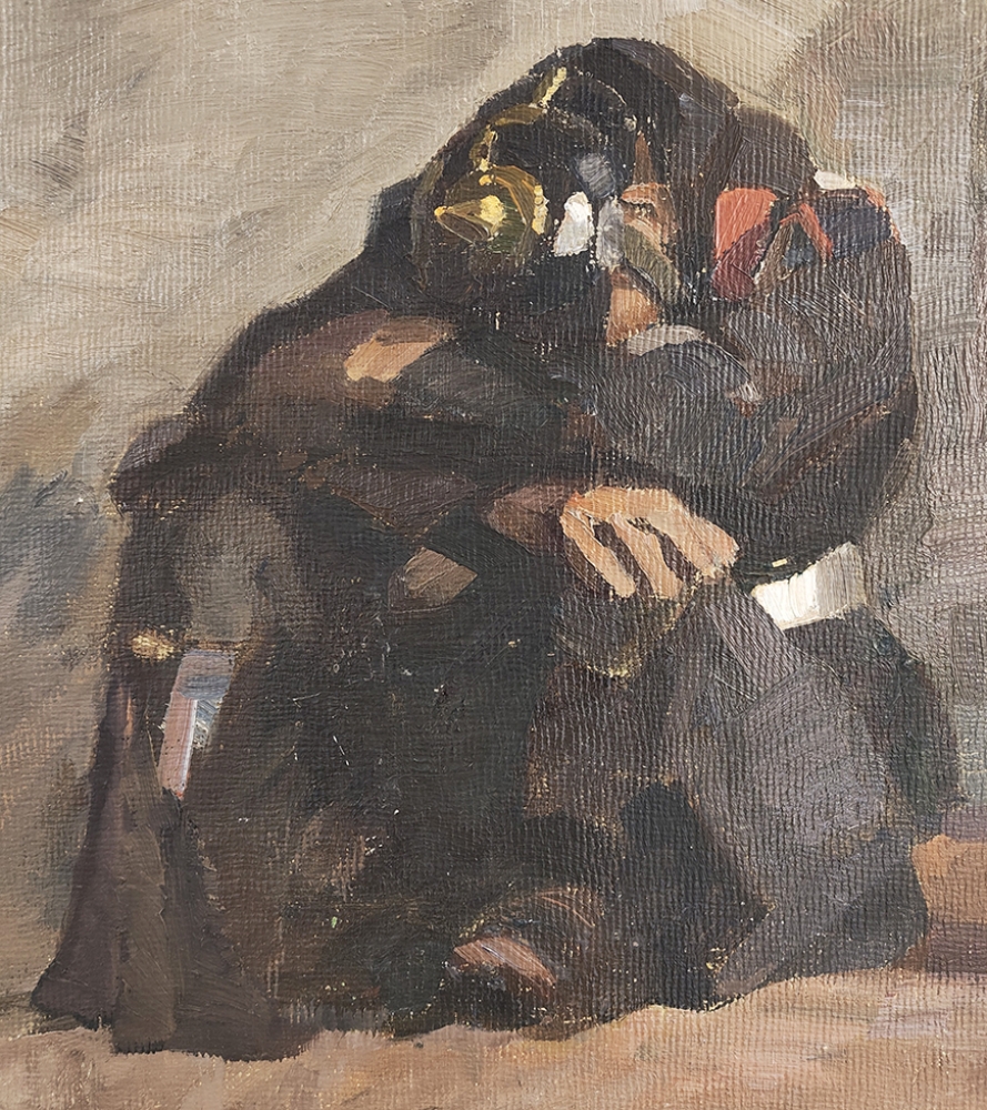 Andreas Bach, Soldat und Kühe (beidseitig bemalt)