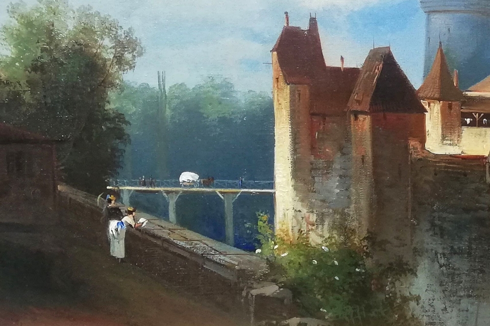 Albert Schwendy, Blick auf die Nürnberger Burg