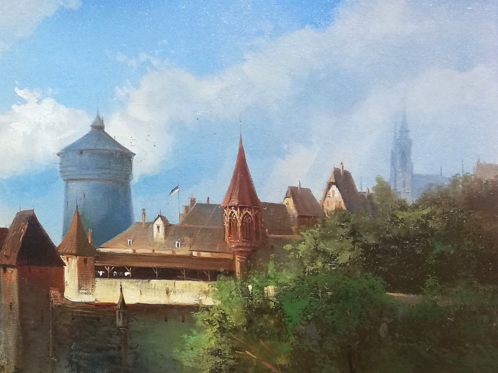 Albert Schwendy, Blick auf die Nürnberger Burg