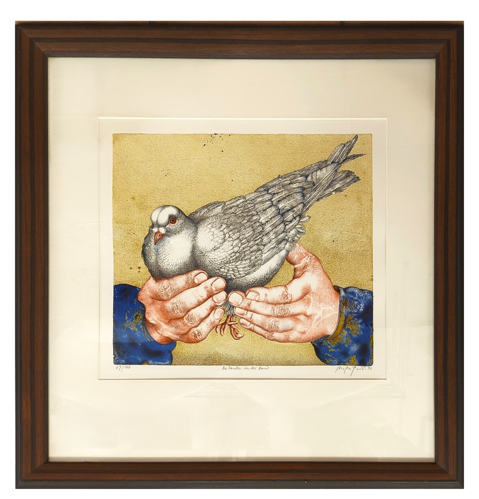 Michael Mathias Prechtl, Die Taube in der Hand