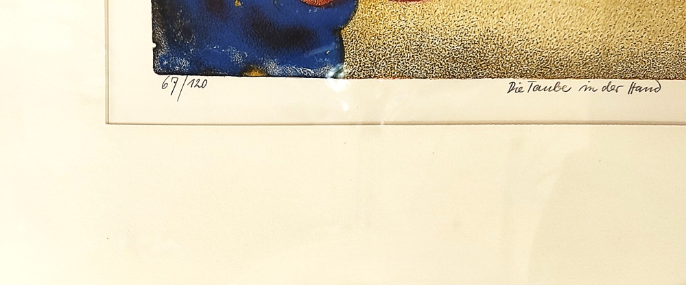 Michael Mathias Prechtl, Die Taube in der Hand