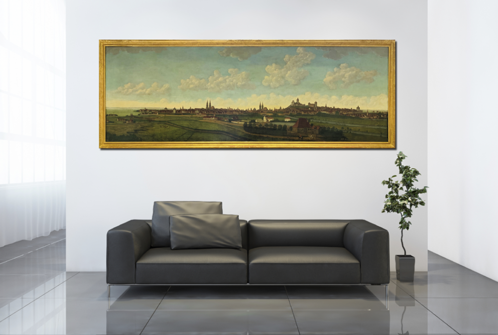 Samuel Friedrich Schmieder, Blick auf Nürnberg von Südosten
