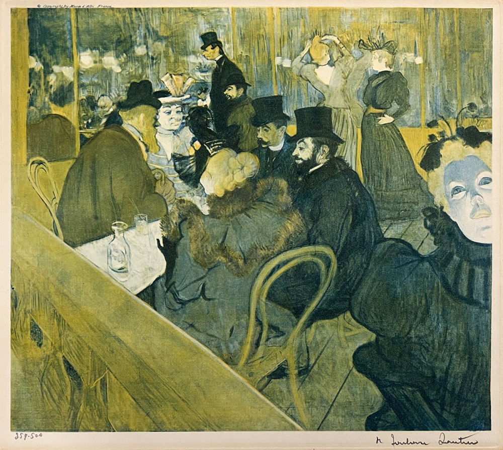 Henri de Toulouse-Lautrec, Le Promenoir du Moulin Rouge