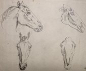 Johann Adam Klein, Study of a Horse Head