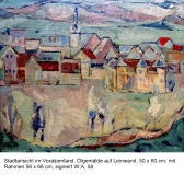 W. Augustin (20. Jh.), Stadtansicht im Vorgebirge