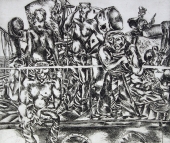 Heinz Zander, sailors from the ship Oskawa