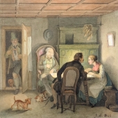 Ignaz Bergmann, in the room