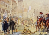Constantin Prince of Hohenlohe-Langenburg, execution of Jan Hus in Constance