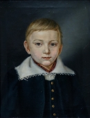 Unknown Artist, Biedermeier Portrait of a Boy