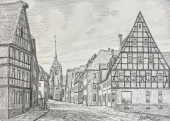 Laaber, Old Town of Schwabach 1947