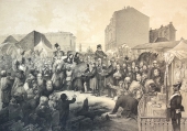 Russisch, Besuch der Kaiserin - Brand der Höfe Schtschukin und Apraksin am 13. Juni 1862