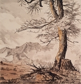 Emil Scheidig, Autumn Fog in the Karwendel