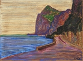 Emil Scheidig, Autostraße bei Riva - Gardasee