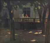 Alfred Schmidt, Frauen auf der Terrasse