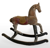 Biedermeier rocking horse