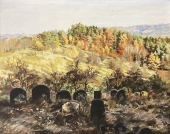Becker Roland, Am Jüdischen Friedhof bei Ermreuth