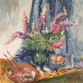 Oskar Johannes Stanik, Floral still life