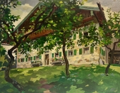 Karl Seubert, Högl Untersberg - Bauerngehöft