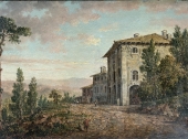William Marlow, Italian Poststation near Florenz