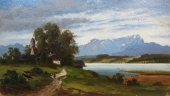 Max Baumgartner, Landschaft am Starnberger See