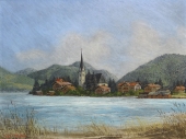 Hugo P. Geissler, Town view Rottach Egern Tegernsee