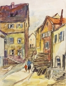 Hermann Thomas Schmidt,  Straßenansicht Pappenheim