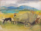 Eitel Klein, hay harvest