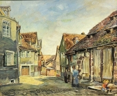 Hermann Thomas Schmidt, Gässchen in Wörth Nürnberg