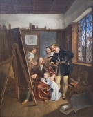 Johann Georg Christian Perlberg, Albrecht Dürer in seinem Atelier 1868
