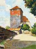 Franz Schmidt, Fünfeckiger Turm und Kaiserstallungen (Nürnberg)