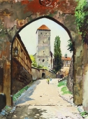 Franz Schmidt, Burgtor mit Heidenturm Nürnberg