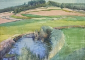 Andreas Bach, Landschaft mit Bach