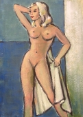 Ludwig Schäfer-Grohe, Women's Nude Art by the Sea