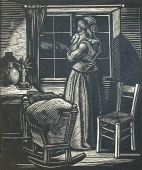 Konrad Volkert, Mutter und Kind am Fenster