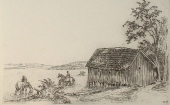 Hermann Gradl, Pferde am See