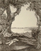 Hermann Gradl, Picknick am See