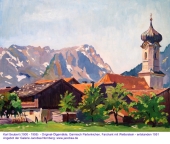 Karl Seubert, Garmisch Partenkirchen, Farchant mit Wetterstein